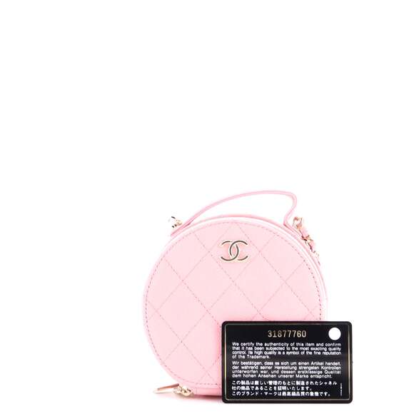 Chanel Handle With Care Round Vanity #242801C31B - Picture 2 of 7